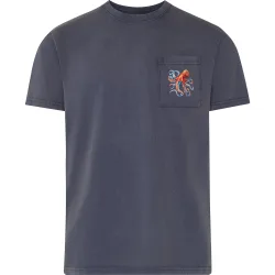 Camiseta de hombre lavada con diseño