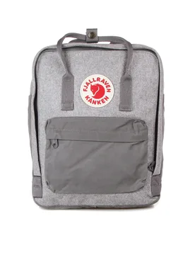 FJALLRAVEN Zaino Unisex Kanken Re-wool Granite Grey - Fjällräven - FashionsVida