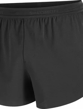 Short ultraléger et respirant - Sense Aero Split 3" M Deep Black - Taille S - Noir - Salomon - FashionsVida