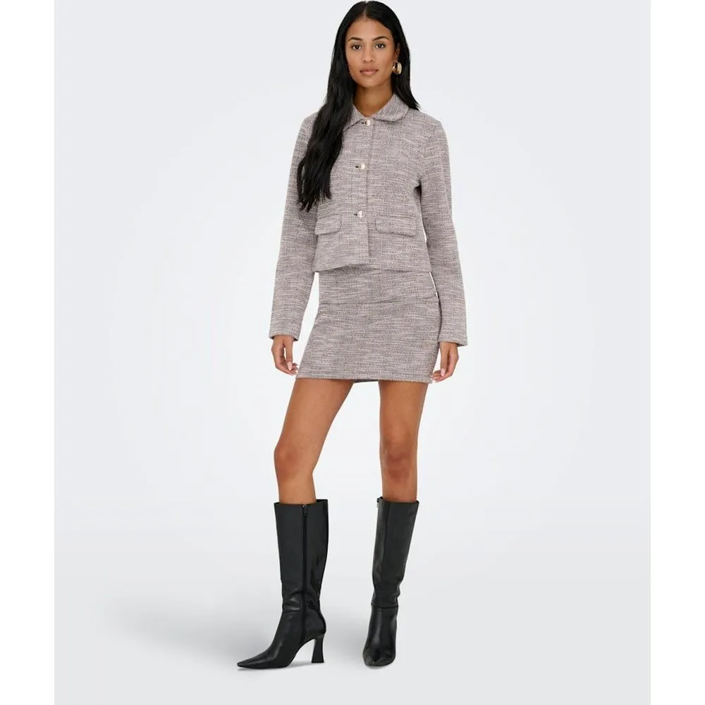 Jdy - Falda corta tweed - JDY - FashionsVida