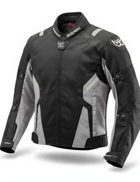Giubbotto Moto Traforato 2.0 NJ-173315-IT Mesh Air Ner taglia 58 - Berik - FashionsVida