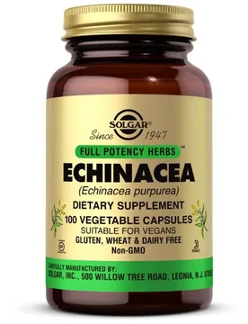 Integratore Alimentare Echinacea 100 Unità Black - Solgar - FashionsVida