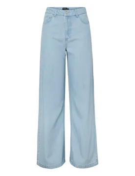 PCSMIDI MW WIDE DENIM JEANS female - 30 / /32 - FashionsVida