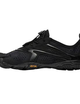 V-run Running Shoes Total Black EU 45 Men - Vibram Fivefingers - FashionsVida