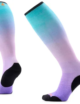 Chaussettes Ski Targeted Cushion Ombre Print Purple Dawn EU 38-41 - Smartwool - FashionsVida