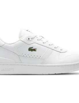 T-clip Men's Sneakers - White - Size 6 - Leather - White - Size: 6 - Lacoste - FashionsVida