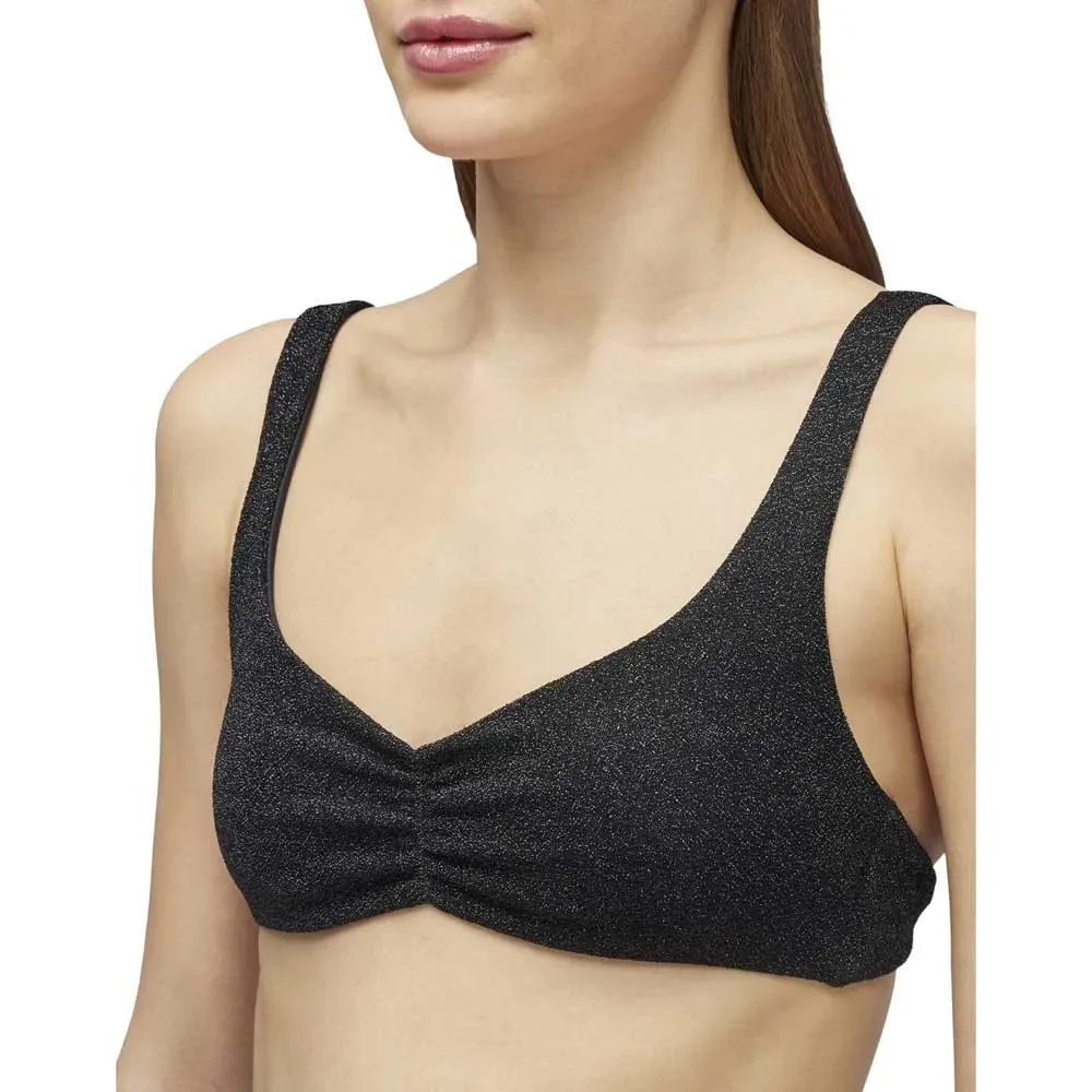 Sundek Top Bikini Fleur Black XS - Sundek - FashionsVida