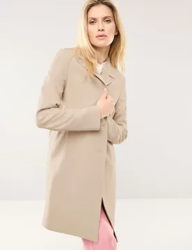 Koffermantel Dress-up, normale Größen#Kurzgrößen, Farbe Beige, 20, knitterfrei bequem, da elastisch Damen - Walbusch - FashionsVida
