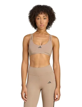 Soutien-gorge De Sport à Faible Impact Aeroimpact Luxe Training Chalky Brown XL - Adidas - FashionsVida