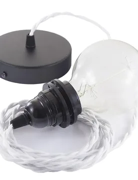 Cables Lampe Suspendue Pendel Pour Abat-jour Tm01 1 M White / Black One Size - Creative - FashionsVida