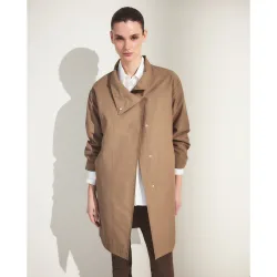 Trench largo de mujer