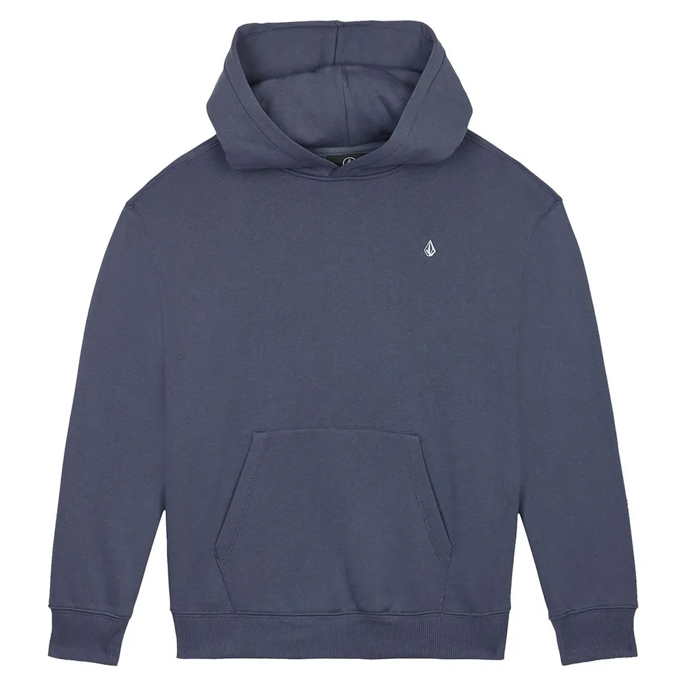 Felpa Con Cappuccio Single Stone Storm Blue S - Volcom - FashionsVida