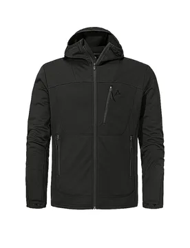 Giacca in pile da uomo Milagle con cappuccio nero 48 - Schöffel - FashionsVida