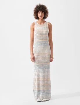 Maxi vestido ROSALYN crema M - Guess - FashionsVida