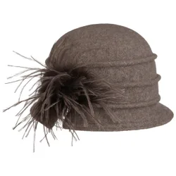 Vandea Milled Wool Hat by - taupe - Damen - Size: One Size