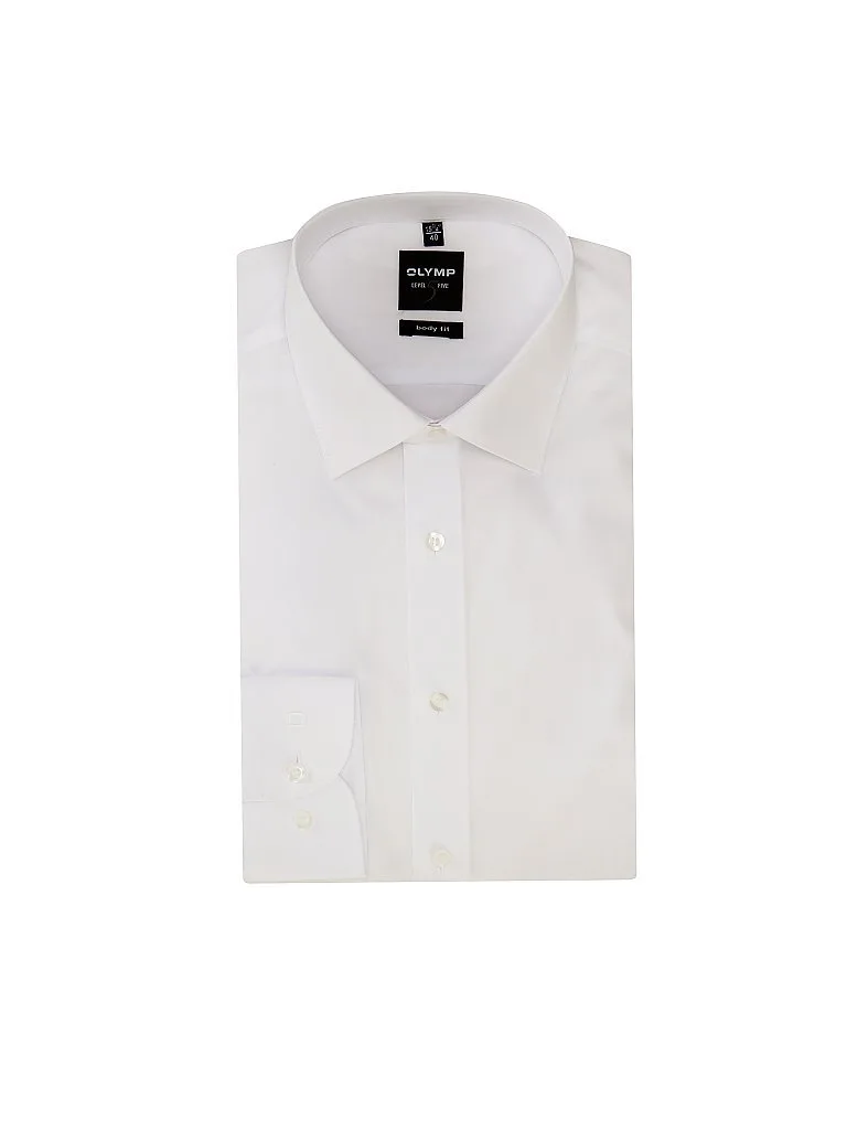 Chemise Body Fit beige 42 - Olymp Level Five - FashionsVida