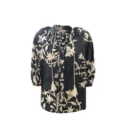 Blusa Fantasia Bianco/nero WW29954