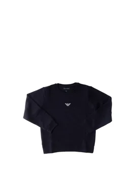 Felpa girocollo BABY BLU NOTTE 6A - Armani - FashionsVida