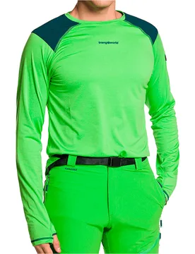 Trx2 evo long camiseta montaña manga larga hombre Verde (L) - Trango - FashionsVida