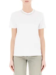 T-shirt con strass BIANCO S