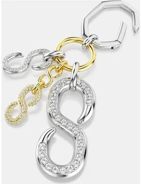Llavero para bolso con inicial - Swarovski - FashionsVida