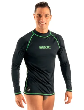 Rash Guard Manches Longues T-sun Black 3XL - Seacsub - FashionsVida