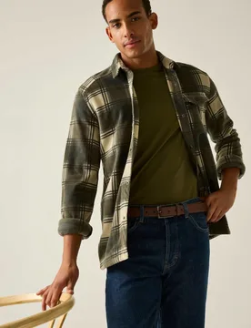 Frankie Checked Flannel Shacket Khaki male - Regatta - FashionsVida