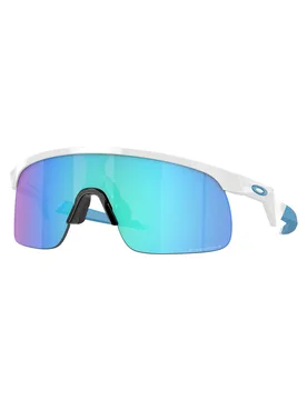 Sonnenbrillen – Kinder – Resistor Resistor Polished White Prizm Sapphire Weiß - Oakley - FashionsVida