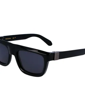Lunettes De Soleil Sf2009s-001 56/21/145 Black / Black One Size - Ferragamo - FashionsVida