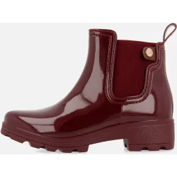 Botines de mujer de agua estilo chelsea con elásticos laterales