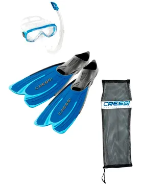 Kit agua onda agua mexico Azul (M) - Cressi Sub - FashionsVida