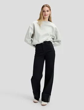 Relaxed Core Sweatshirt Grey Heather Größe XL female - Lee - FashionsVida