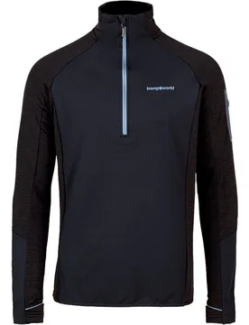 Pullover cervens forro polar hombre Negro (M) - Trango - FashionsVida