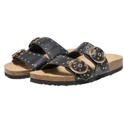 Womens/ladies Maxi-15 Sandals (Black) - Size Uk 6