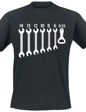 T-Shirt - Schlüssel Öffner - M bis 4XL - für Männer - Größe M - schwarz - Männer - male - Alkohol & Party - FashionsVida