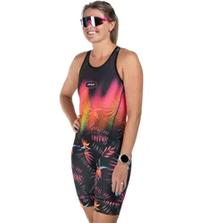 Triathlon Senza Maniche Sprint Hyperglide Openback Tropical Magic M