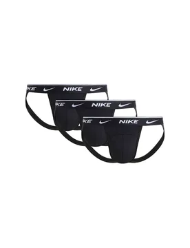 Pack Cotton Rich Stretch Jock Straps Black male - Nike - FashionsVida