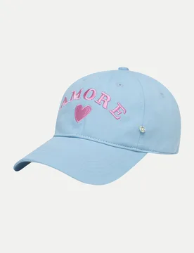 Cap mit "Amore"-Stickerei Blau - Codello - FashionsVida
