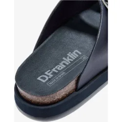 Sandalias de pala de hombre en piel Vibe champion