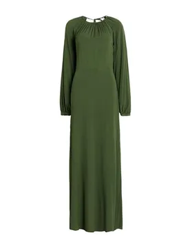 Maxi-Kleid Damen Dunkelgrün 38 Damen - SEMICOUTURE - FashionsVida