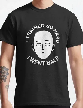 I went bald A Hero For Fun Saitama Gift T-shirt for Anime lover 0215 One Punch Man Manga Graphic Clothes All Size Tops S-6XL - Aliexpress - FashionsVida