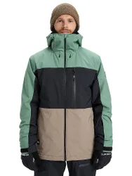 Giacca da snowboard da uomo Sycamore Block 20K verde S