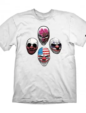 T-shirt à Manches Courtes Payday 2 The Four White M unisex - DIFUZED - FashionsVida
