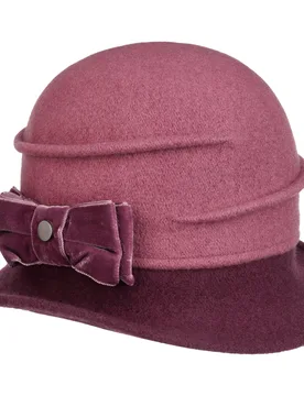 Oretka Twotone Milled Wool Hat by - lilac - Damen - Size: One Size - Lierys - FashionsVida