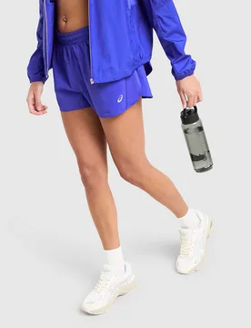 Run Split Shorts - Damen, Blau - female - Size: L - Asics - FashionsVida