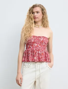 Top de mujer palabra de honor smoked - Green Coast - FashionsVida