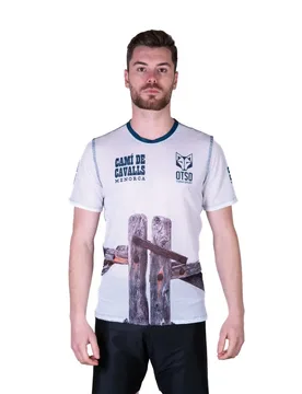 ´´camí De Cavalls´´ Short Sleeve T-shirt White S Men - OTSO - FashionsVida