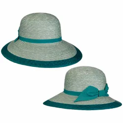 Luvema Straw Hat by - mint green - Damen - Size: One Size