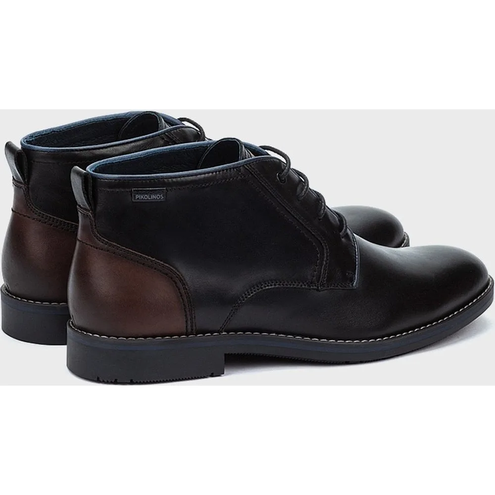 Botas de hombre de piel con cordones - Pikolinos - FashionsVida