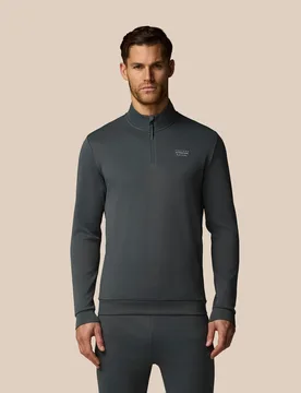 Men’s x Paul Smith Technical Quarter Zip Top - Charcoal CHARCOAL S male - Castore - FashionsVida